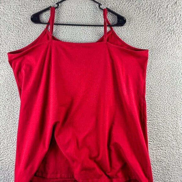 Torrid Tank Top Womens Plus Size 5 28 Red Outdoor Run Gym Yoga Office Casual - Picture 3 of 7